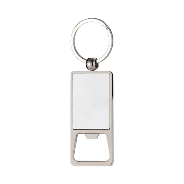 New Arrival Personalized Sublimation Blank Bottle Opener Keychain Beer Opener Metal Keyring