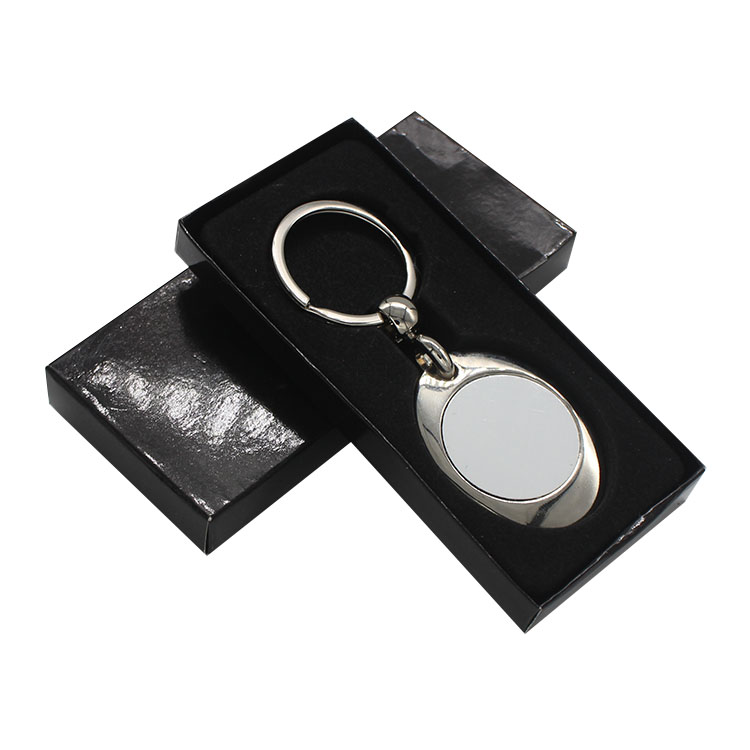 Token Key Chain Metal Magnet Keychains Dye Sublimation Blanks Stainless steel Pendants Gifts Bag Charms Accessories Customized keyring