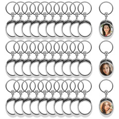 Token Key Chain Metal Magnet Keychains Dye Sublimation Blanks Stainless steel Pendants Gifts Bag Charms Accessories