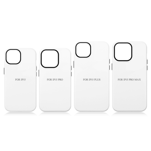 New arrival Sublimation 3D 2in1 Magsafe Phone Case For iPhone 13,14,15 Series Support Wireless Charging