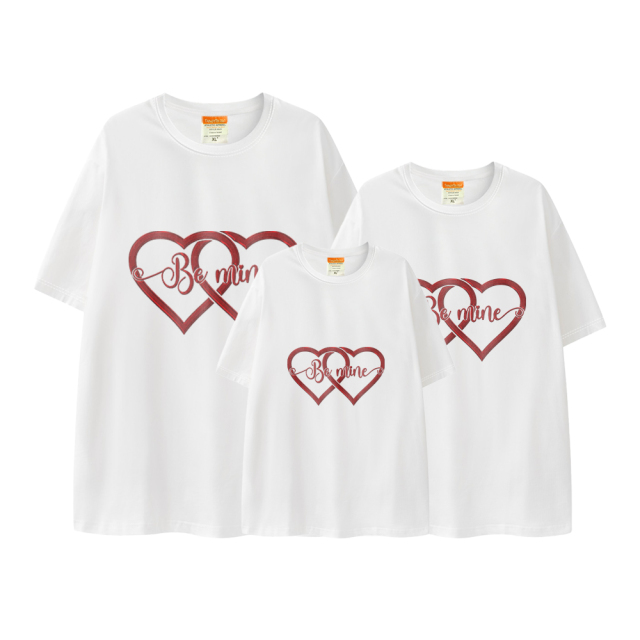 Sublimation Blank Inner Cotton,Outer Polyester T-shirt for Kids,Aldult White T-shirt