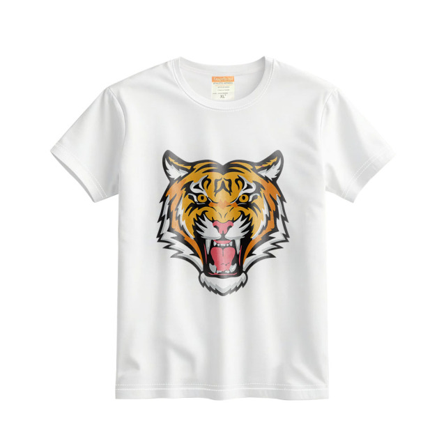 Sublimation Blank Milk Silk Polyester T-shirt for Kids,Women,Men White T-shirt
