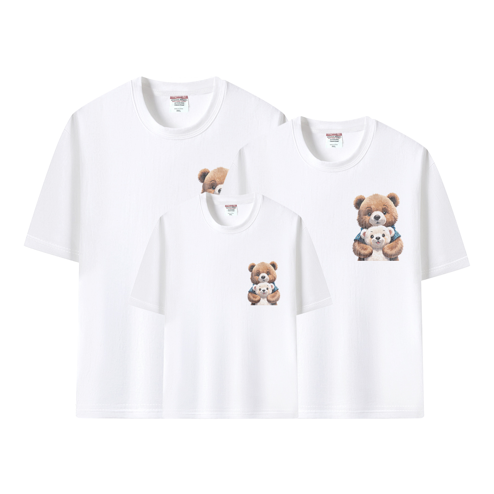 Sublimation Blank Polyester T-shirt for Kids, Women, Men White T-shirt Modal T-shirt