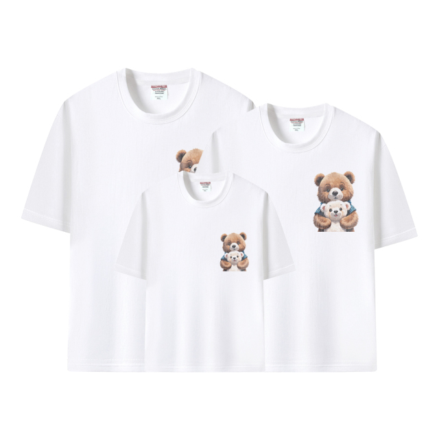 Sublimation Blank Cotton T-shirt for Kids,Women,Men White T-shirt Modal T-shirt