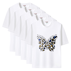 Sublimation Blank Cotton T-shirt for Kids,Women,Men White T-shirt Modal T-shirt
