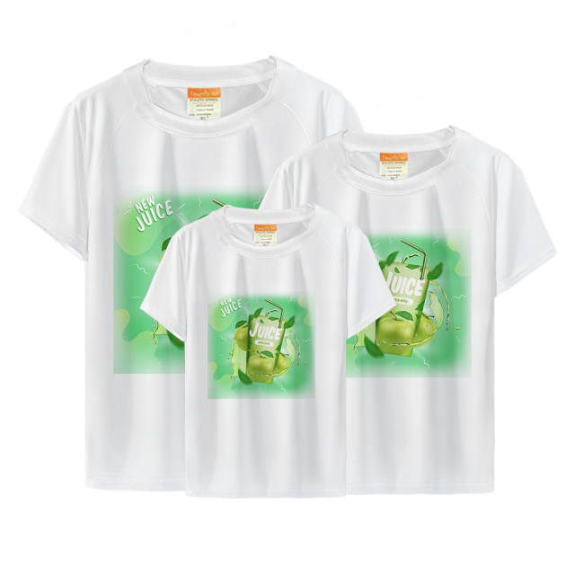 Sublimation Blank Polyester T-shirt for Kids,Women,Men White T-shirt Sport T-shirt