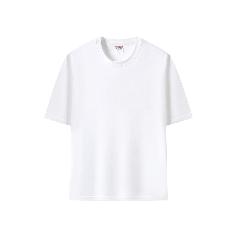 Sublimation Blank Polyester T-shirt for Kids, Women, Men White T-shirt Modal T-shirt