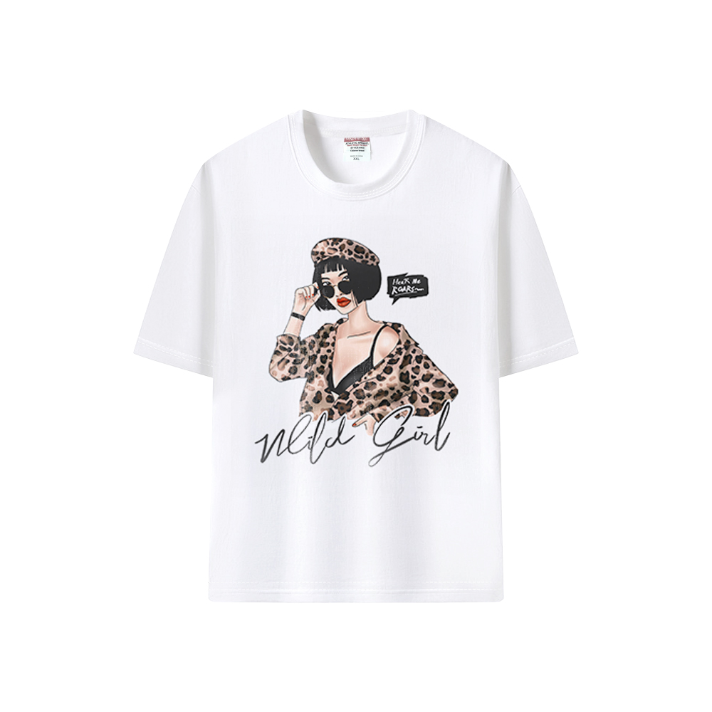 Sublimation Blank Polyester T-shirt for Kids, Women, Men White T-shirt Modal T-shirt