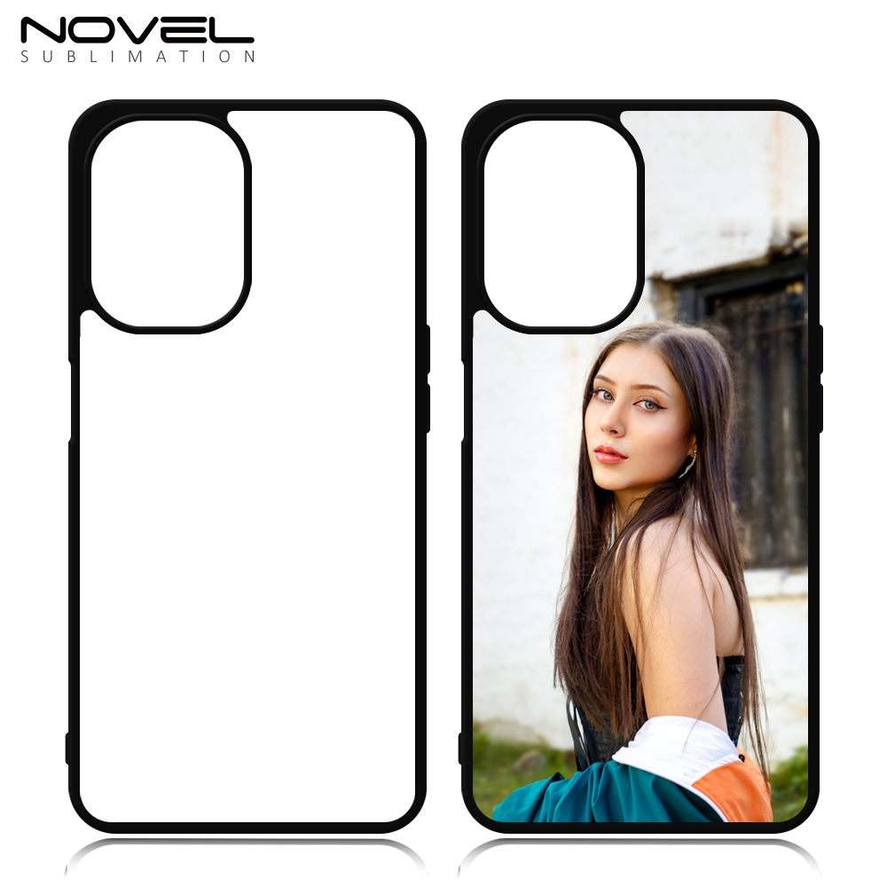 For Oppo A59 5G/A2M 5G,A57 5G /A73/ A72/ A77/ A94 A96Sublimation 2D TPU Case With Aluminum Insert DIY Silicone Phone Shell