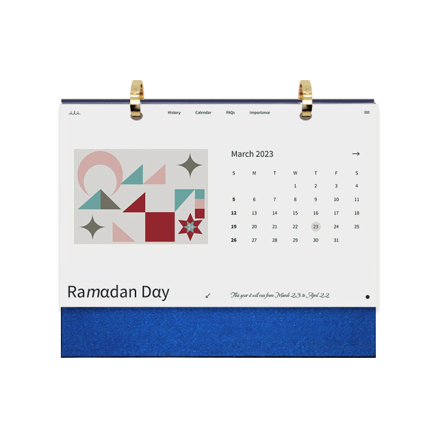 Sublimation Blank Calendar Desk Calender,Desk Planner,Office Calendar