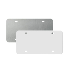 New Arrival Sublimation License Plate Metal Aluminum Car Tag Custom Picture Design for Blank License Plates