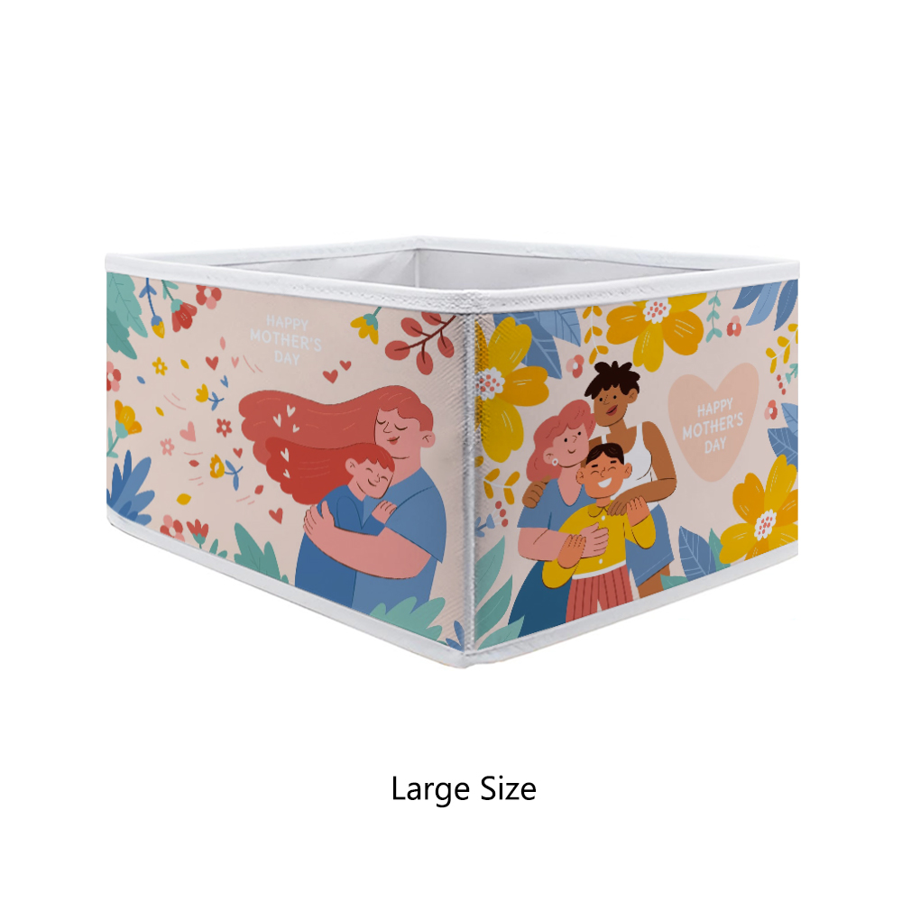 Sublimation Non-Woven Fabric Storage Boxes Closet Organizers for Clothes Storage, Office Storage