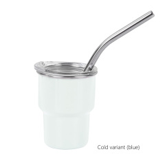 New Arrival 2oz/3oz Sublimation Stainless Steel Mug Mini Tumbler Shot Glass with Straw and Lid