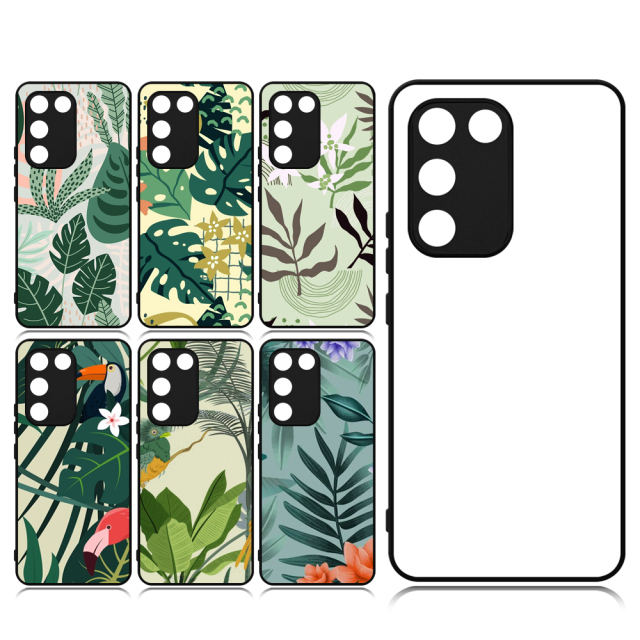 New Arrival Sublimation Blank Rubber 2D TPU Phone Case Cover for Vivo Y100 (IDN) /Vivo V30 Lite,Vivo Y200 5G