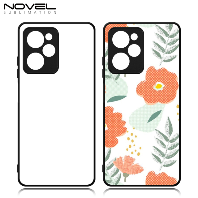 Smooth Sides!!! 2D TPU Phone Cover With Metal Insert For Redmi Note 12 Pro Speed,Note 12 Pro Plus 5G For Customized Sublimation Printing