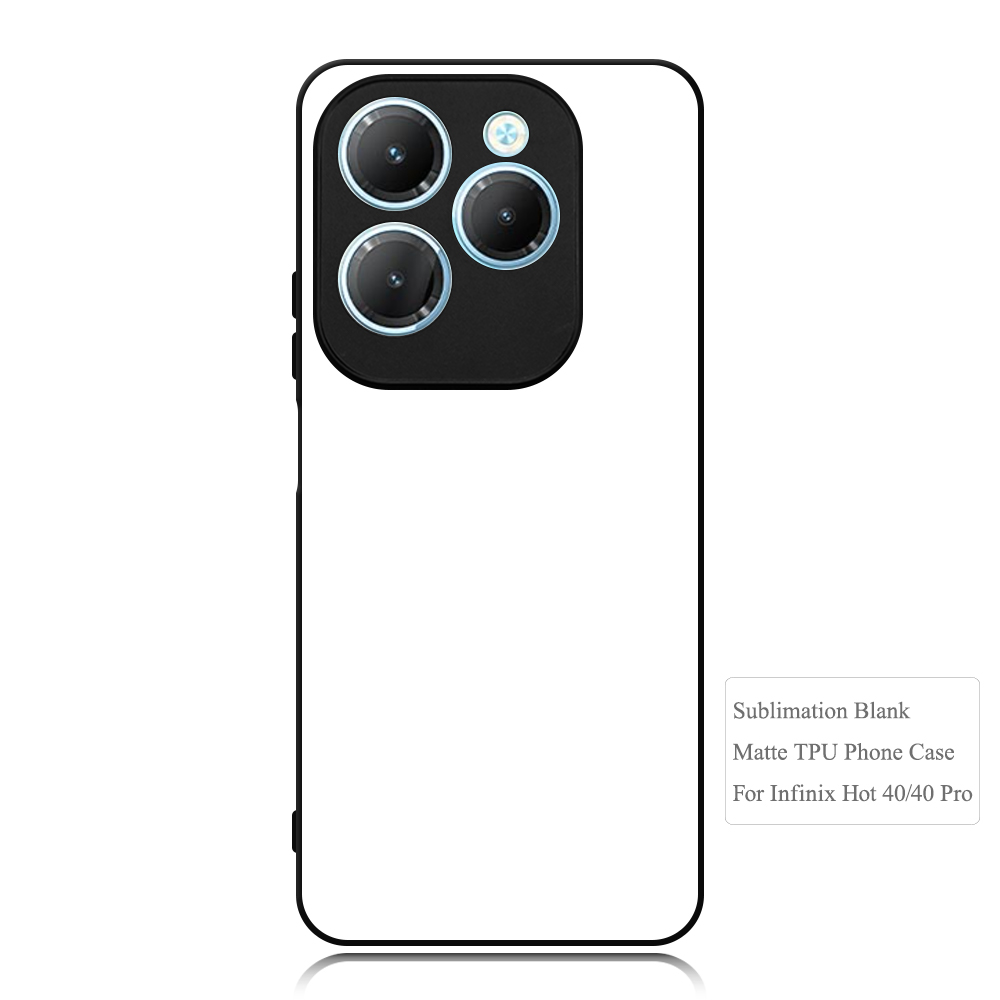 New Arrival Sublimation 2D TPU Phone Case for Infinix Hot 40/40Pro、 HOT 30、Hot 30i、9、20s with Aluminum Insert