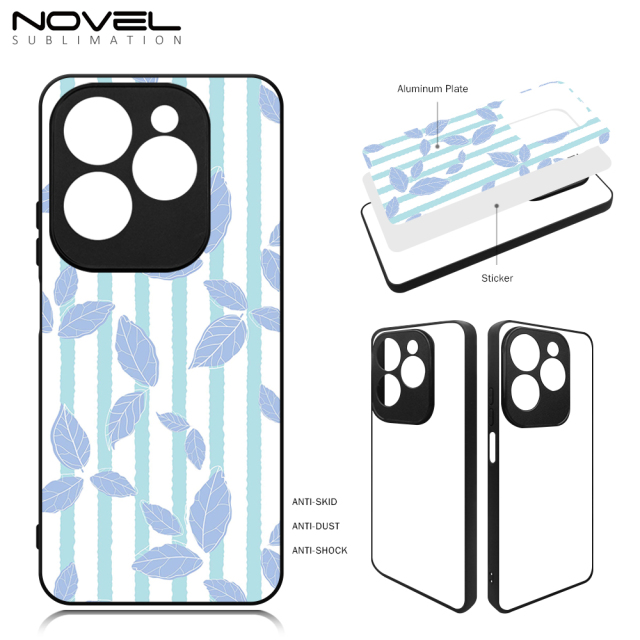 New Arrival Sublimation 2D TPU Phone Case for Infinix Hot 40/40Pro、 HOT 30、Hot 30i、9、20s with Aluminum Insert