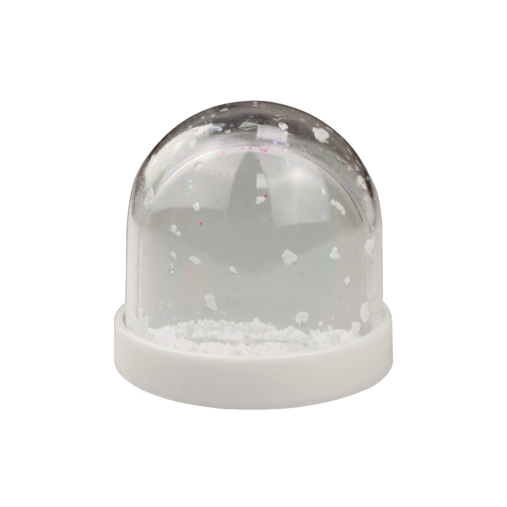 New Arrival Sublimation Photo Snow Globe with Black Base Creative Gifts Customized Photo Frame