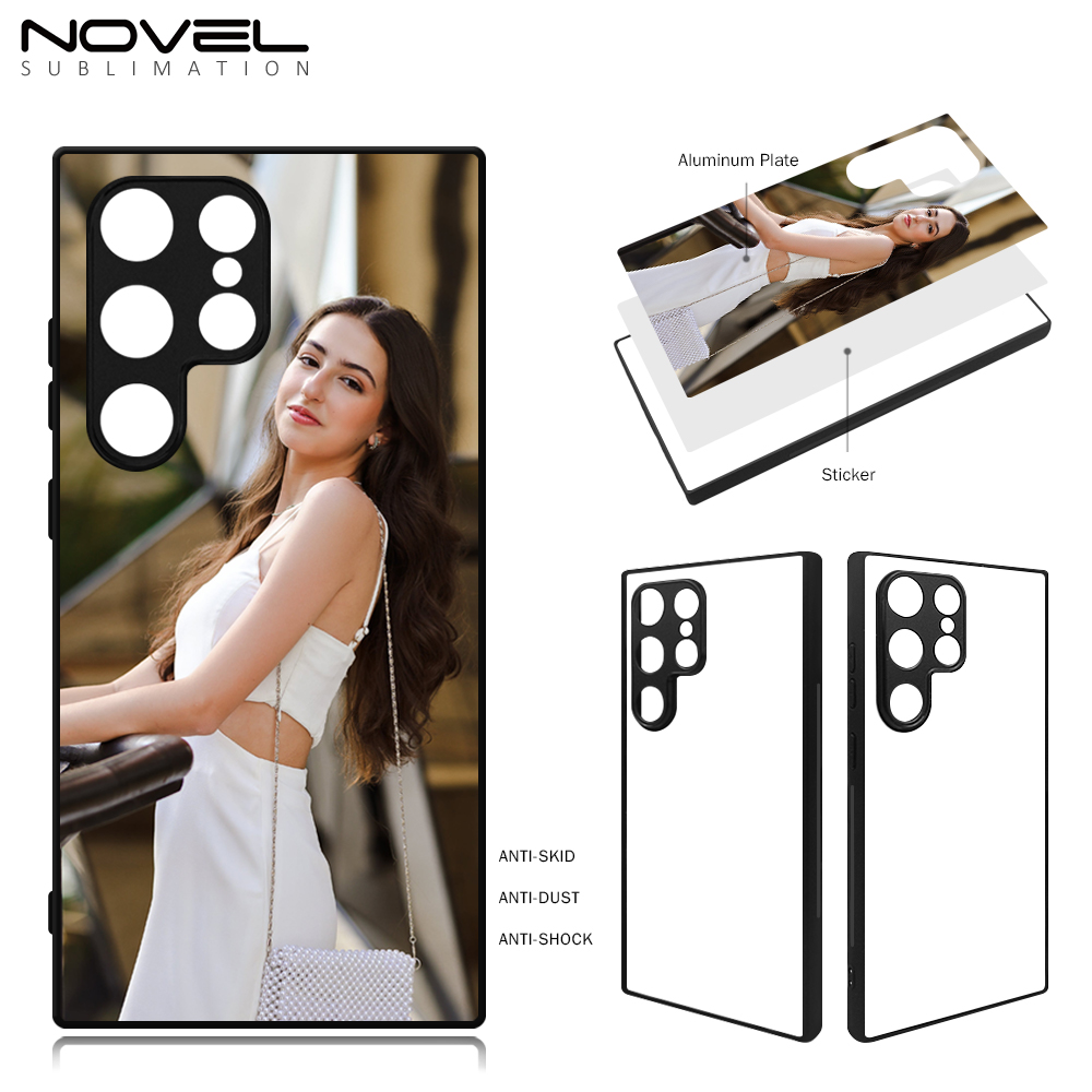 Fine Hole for Samsung S24 Ultra,A05,A15,A25 Sublimation 2D TPU Phone Case With Metal Insert