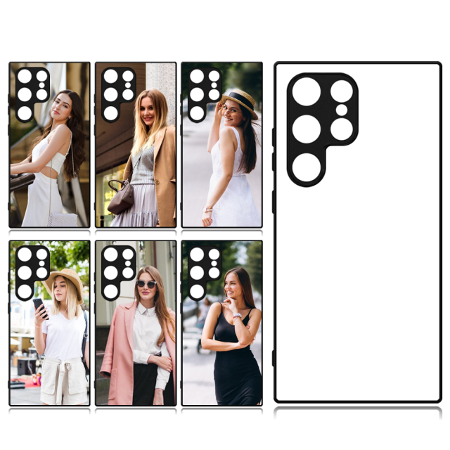 Smooth Sides!!! For Samsung S24 Ultra,A05,A15,A25 Sublimation 2D TPU Fine Hole Phone Case With Metal Insert