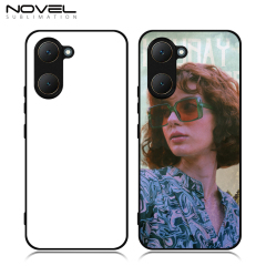 Sublimation Blank 2D TPU Phone Case With Aluminum Insert For Vivo Y03 4G DIY Logo