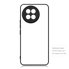 New Arrival!!! For Xiaomi Civi 4 Pro Sublimation Blank Rubber 2D TPU Phone Case Cover