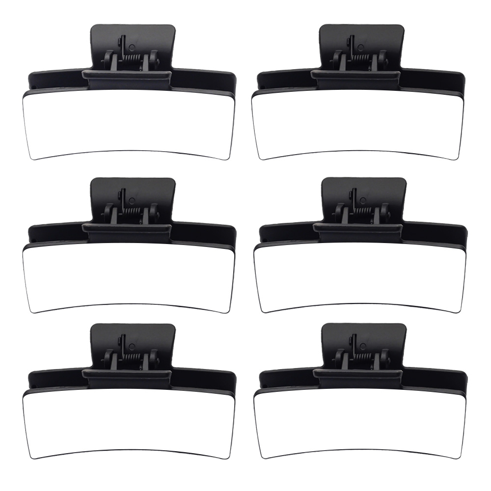 New Arrival Sublimation Blank Hair Clip Customize PET Hair Claw Clips