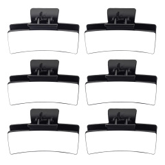 New Arrival Sublimation Blank Hair Clip Customize PET Hair Claw Clips