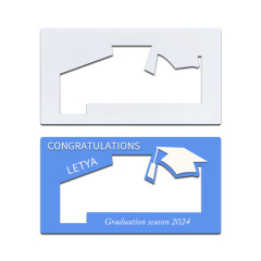New Arrival Sublimation Three-Layer Money Card
