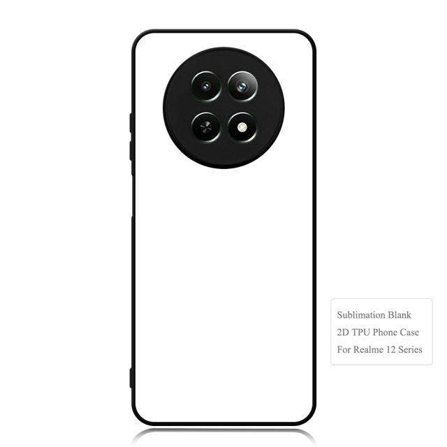 Smooth Sides!!! 2D TPU Phone Case for Realme 12,Realme 12 Plus