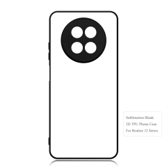 Smooth Sides!!! 2D TPU Phone Case for Realme 12,Realme 12 Plus