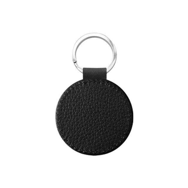 Popular DIY Sublimation PU Leather Blank Leather Keychain,Single-sided Printable Key Ring Key Tag