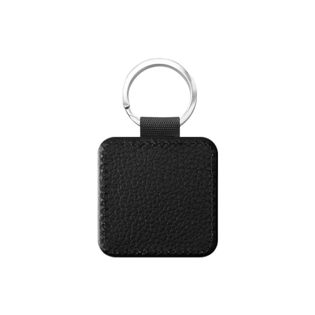 Popular DIY Sublimation PU Leather Blank Leather Keychain,Single-sided Printable Key Ring Key Tag