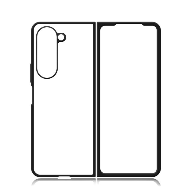 New Arrival Sublimation Blank 2D TPU Phone Case for Samsung  Z Fold 5 DIY Shell With Aluminum Insert