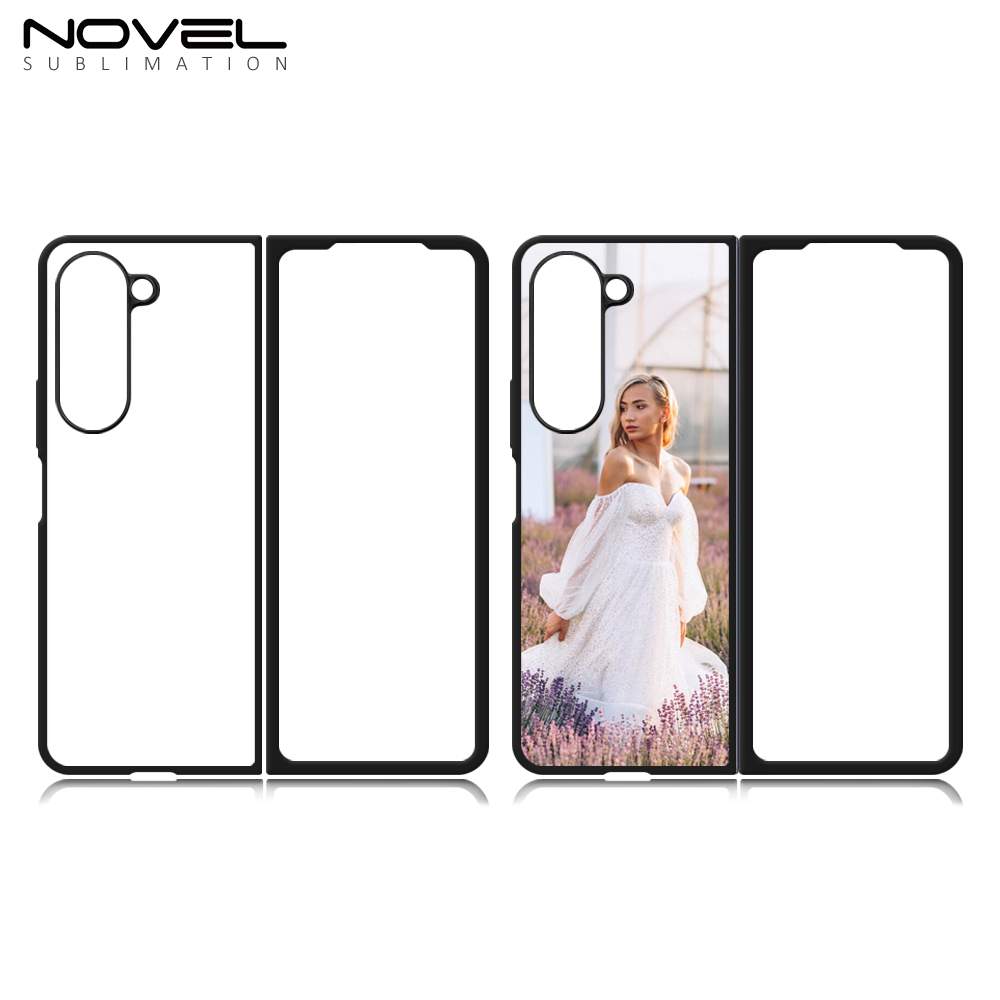 New Arrival Sublimation Blank 2D TPU Phone Case for Samsung  Z Fold 5 DIY Shell With Aluminum Insert