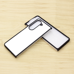 New Arrival Sublimation Blank 2D TPU Phone Case for Samsung  Z Fold 5 DIY Shell With Aluminum Insert