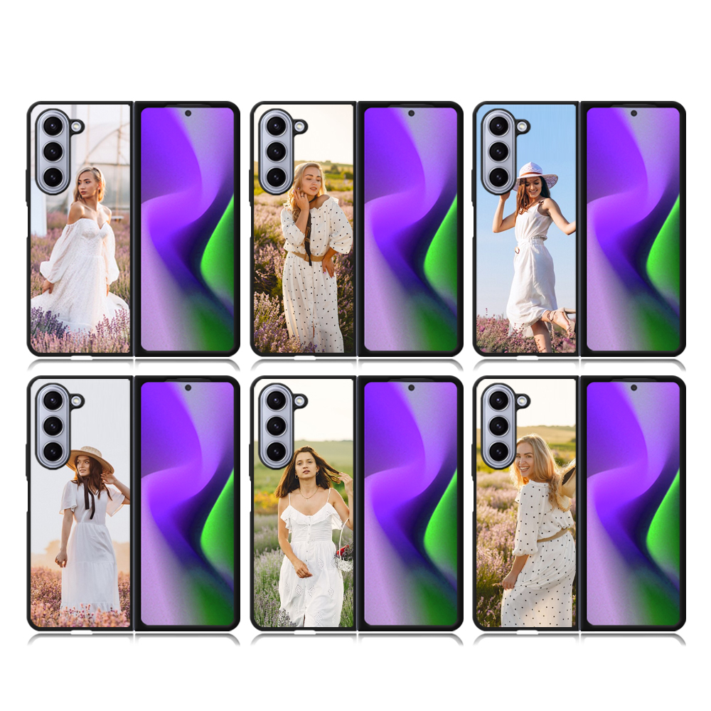New Arrival Sublimation Blank 2D TPU Phone Case for Samsung  Z Fold 5 DIY Shell With Aluminum Insert