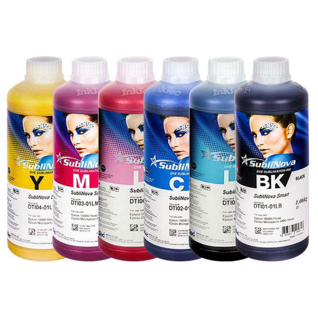 Sublimation Professional Dye Ink Printers Heat Press Transfer Six Colors Available for 100ml/ 1000ml Made in Korea Ink