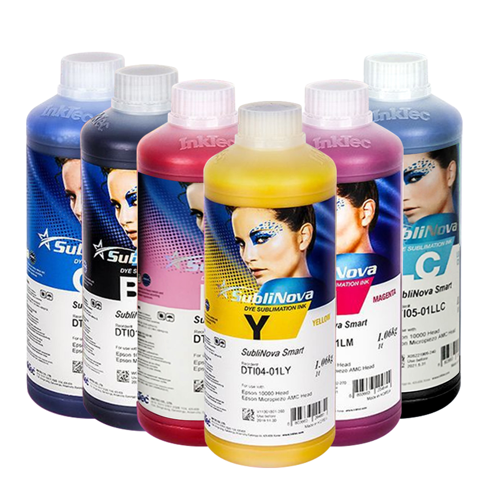 Sublimation Professional Dye Ink Printers Heat Press Transfer Six Colors Available for 100ml/ 1000ml Made in Korea Ink