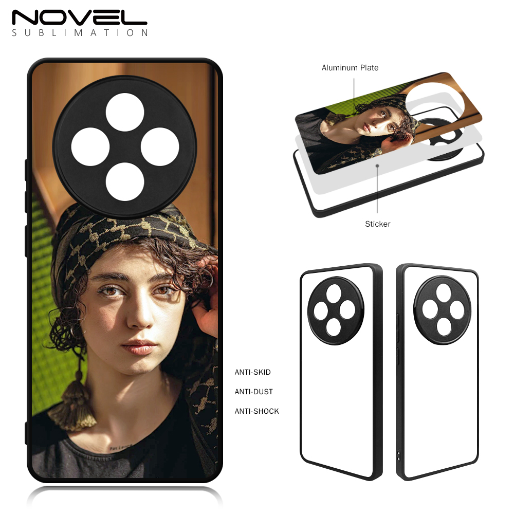 For Oppo A2 Pro 5G,Oppo A3 Pro,Oppo A3 5G Sublimation 2D TPU Case With Aluminum Insert DIY Phone Shell