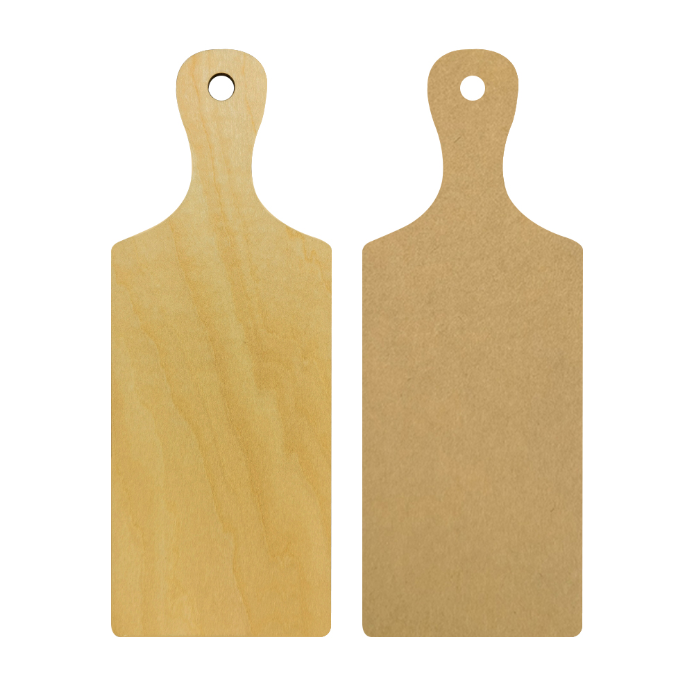 New Arrival Sublimation Wood Color Cutting Board Blanks with Handle Wood Chopping Board for Sublimation DIY Craft