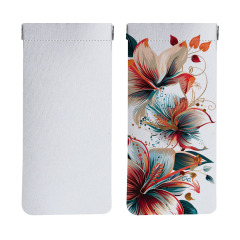 Sublimation Glasses Case Blanks Neoprene Glasses Bag Custom Glasses Case Cover,Double Sided Printing for Heat Press