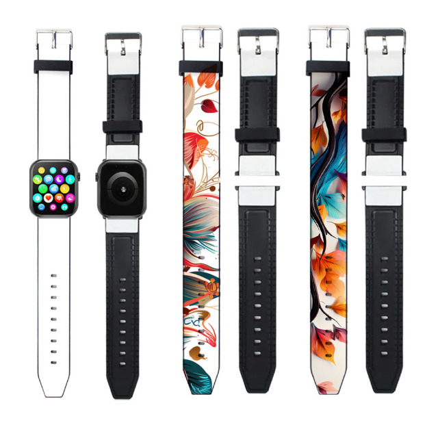 New Arrival Blank Sublimation Soft PU Watch Band for Apple Watch Series 1/2/3/4