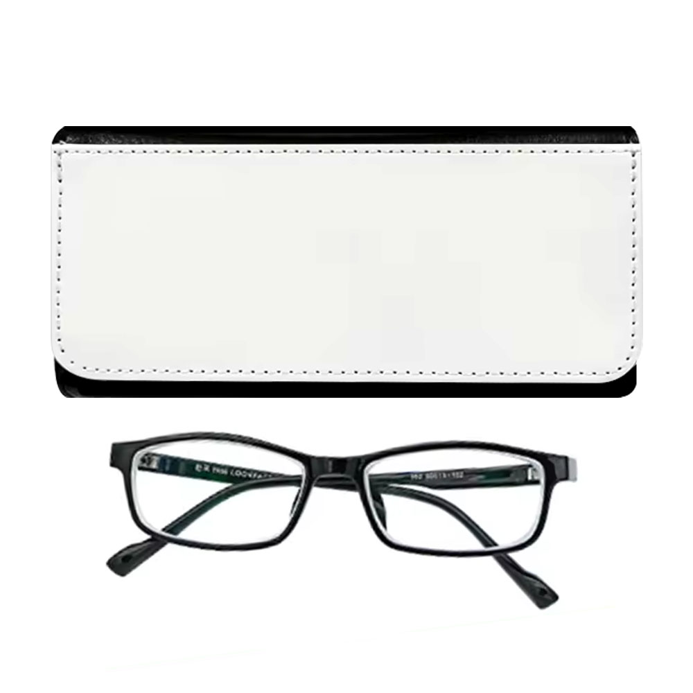 Sublimation Glasses Case Blanks PU Leather Glasses Bag Custom Glasses Case Protective Cover