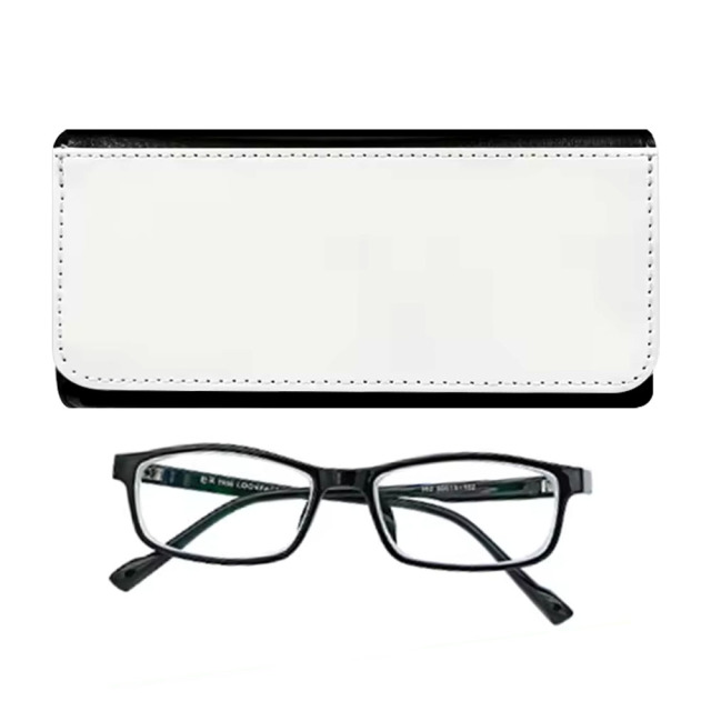 Sublimation Glasses Case Blanks PU Leather Glasses Bag Custom Glasses Case Protective Cover