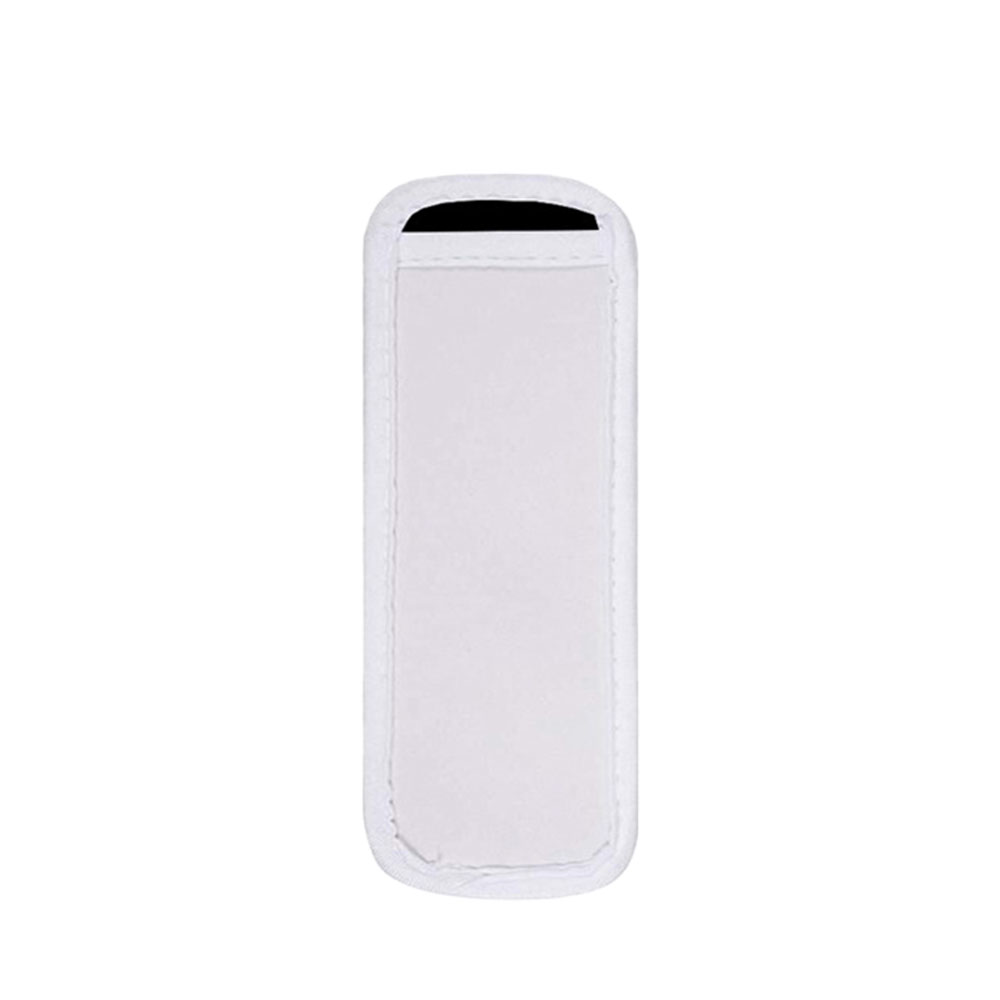 Sublimation Blank White Ice Pop Sleeves Popsicle Holders Bags, Reusable Neoprene Freezer Popsicle Covers for Kids Party Supplies