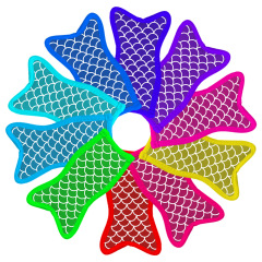 Sublimation Blank White Ice Pop Sleeves Popsicle Holders Bags, Reusable Neoprene Freezer Popsicle Covers for Kids Party Supplies