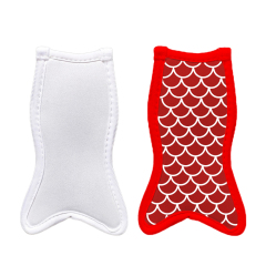 Sublimation Blank White Ice Pop Sleeves Popsicle Holders Bags, Reusable Neoprene Freezer Popsicle Covers for Kids Party Supplies