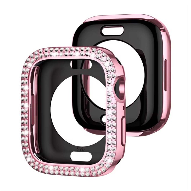 New Arrival Samart Watch Cover Screen Protector Bumper Bling Case 6 Colors Available PC Watch Cover