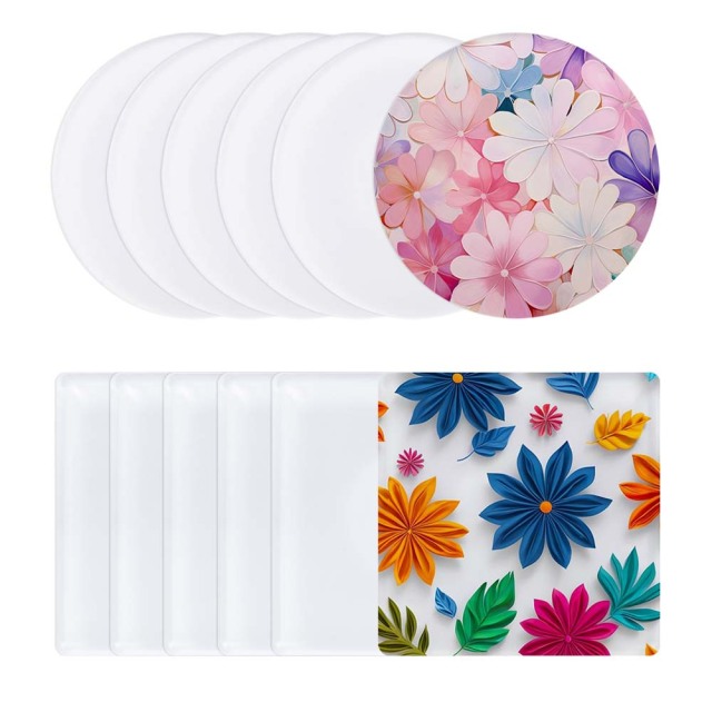 Sublimation Acrylic Car Air Outlet Aromatherapy Diffusers for Home Car Air Plastic Clip Air Conditioner Tire